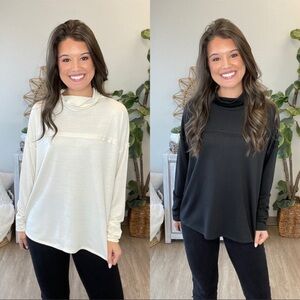 White Long Sleeve Top